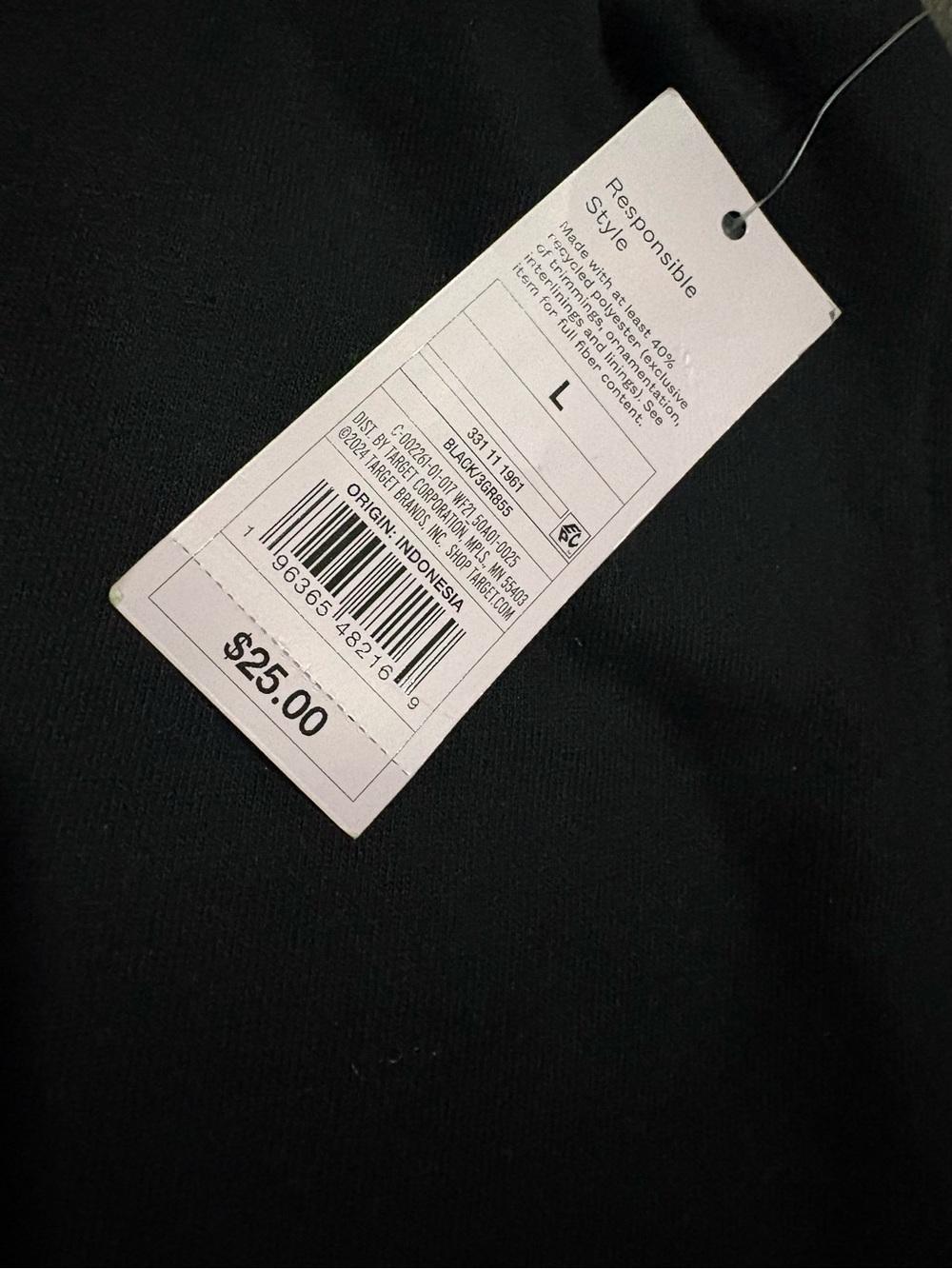 Wild Fable Black Wide Leg Lounge Pants - Picture 3 of 3